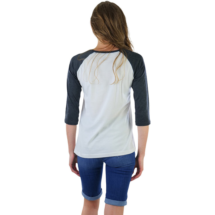 Women's Classic Two Color Cotton Baseball T-Shirts