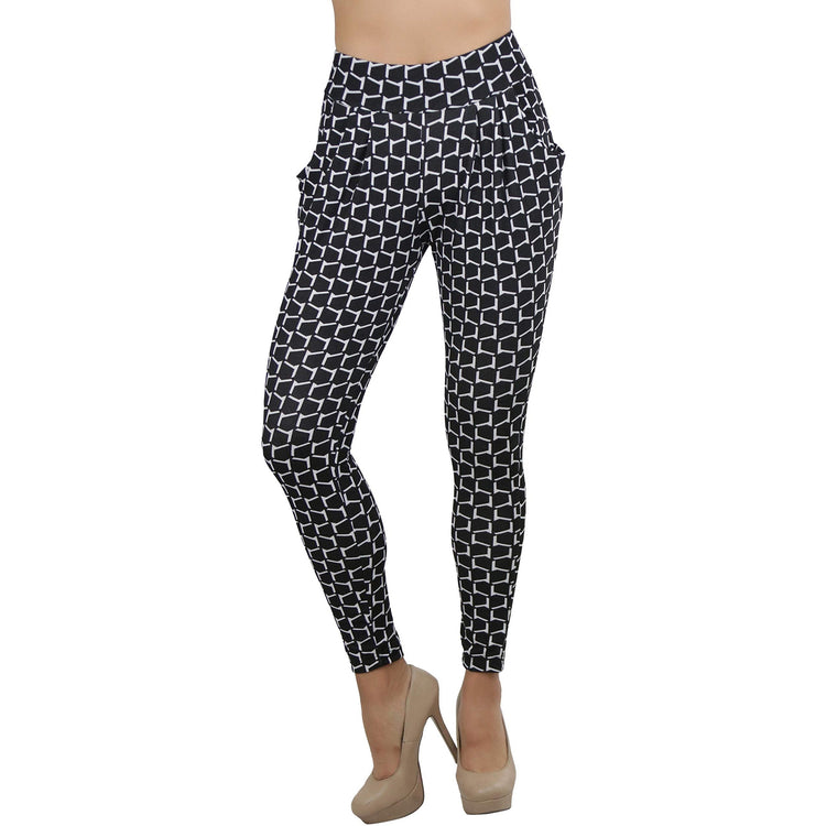 Women's Geometric Prints Pocket Pants