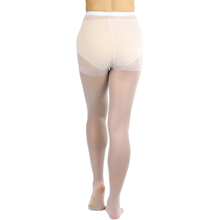 Women's Pack of 6 Plain Full Length Pantyhose