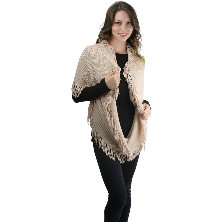 Women's Winter Super Warm Chunky Oversized Infinity Scarves