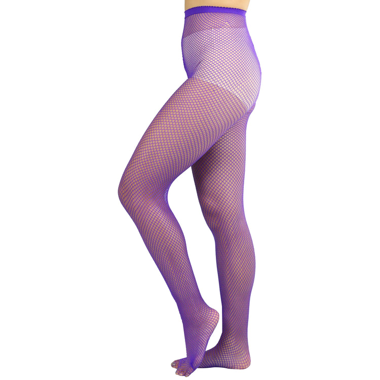 ToBeInStyle Womens Pack of 6 Vibrant Color Nylon Fishnet Pantyhose