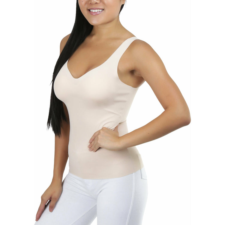 Women's Seamless Torso Shaping V-Neck Shapewear Camisole