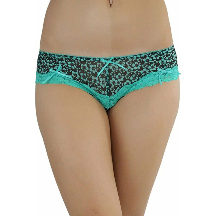 ToBeInStyle Women's Pack of 6 Lace Accents Hipster & Bikini Panties