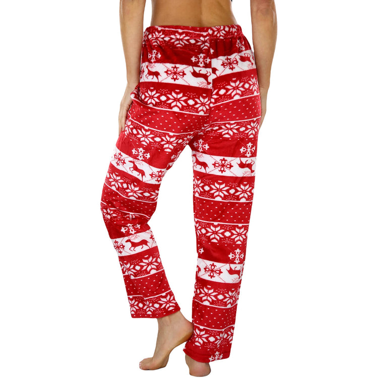 Women's Poly Fabric Ankle Length Pajama Bottoms
