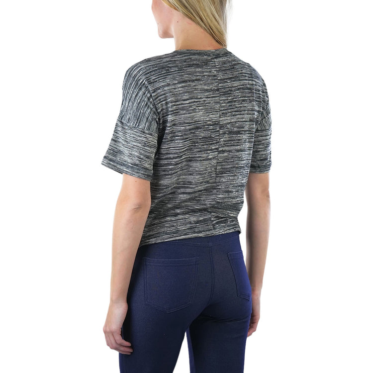 Women's Short Sleeve Hacci Sweater