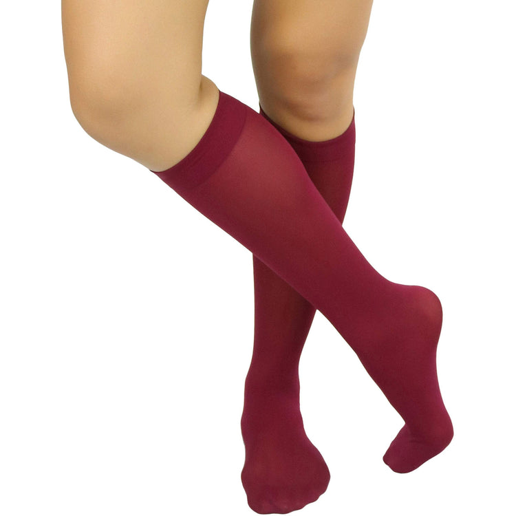 Womens Pack of 6 Knee High Trouser Professional Socks
