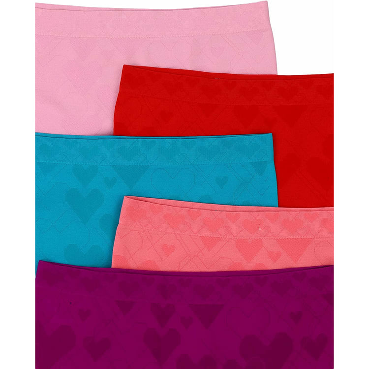 Women's Pack of 6 Stretchy Microfiber Cheeky Boyshort Panties