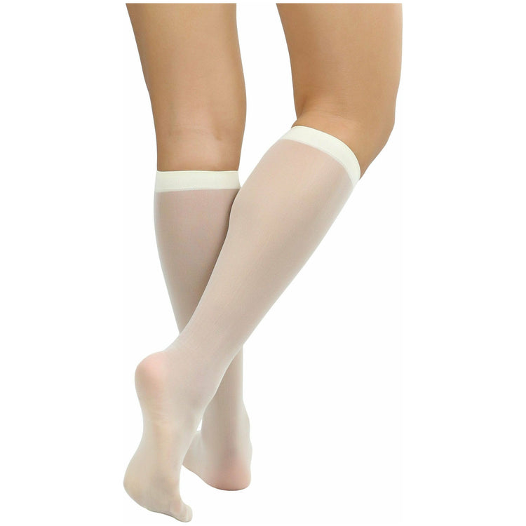 ToBeInStyle Womens Pack of 6 Essential Muted Color Knee High Stockings
