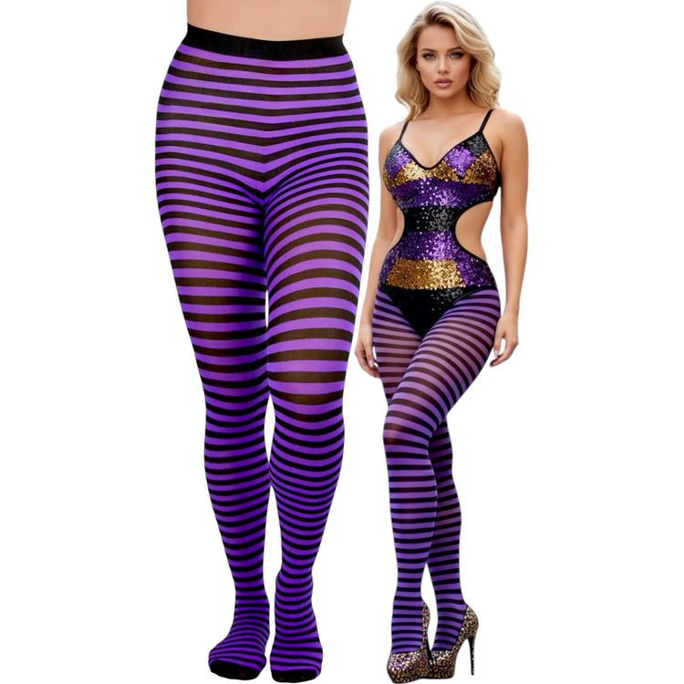 Women's Striped Tights