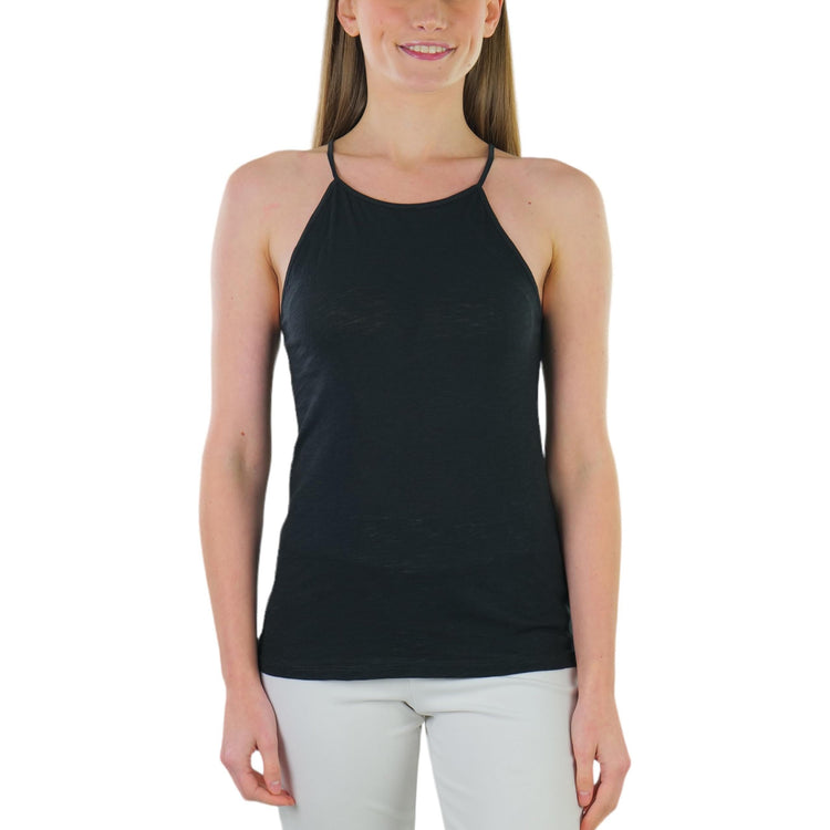 Women's High Round Neck Tank Top