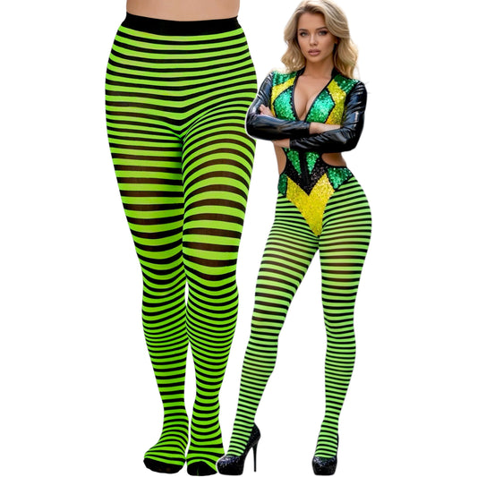 Women's Striped Tights