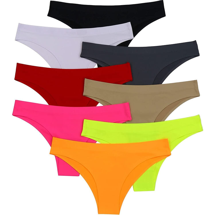 Girl's Pack of 6 Junior Girls No Show No Panty Line Underwear