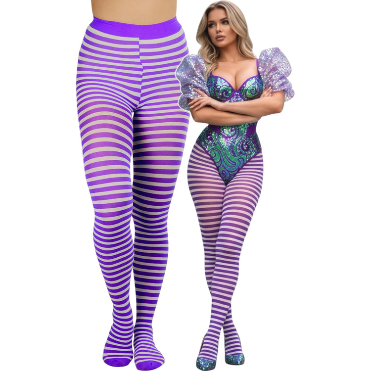 Women's Striped Tights