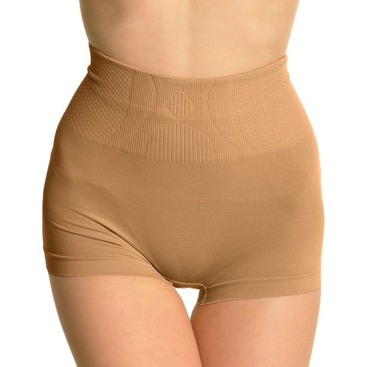 ToBeInStyle Women's Compression High Rise Waist Boyshort Underwear