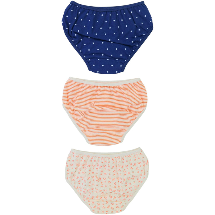 Girl's Pack of 6 Cotton Bikini Brief Panties - Cool Classic Prints