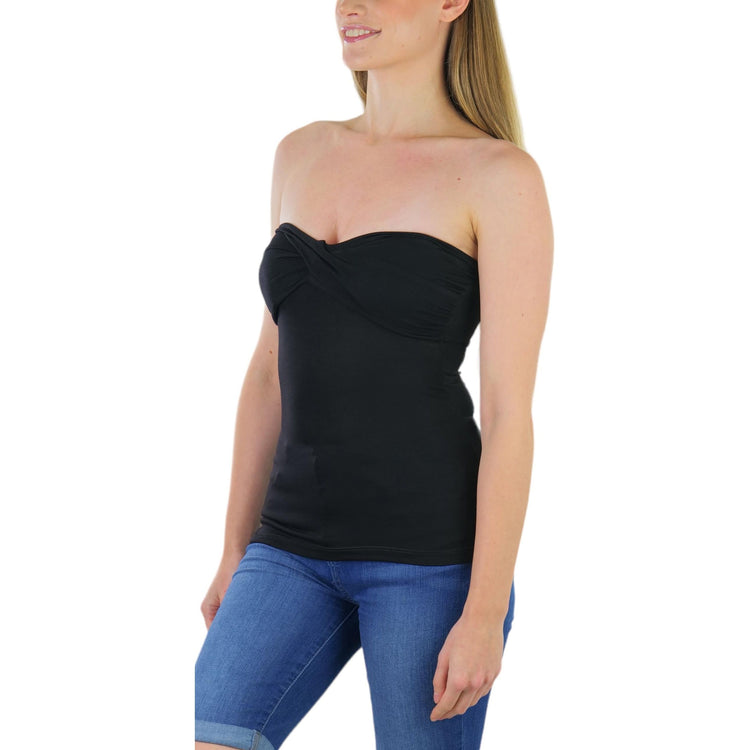 Women's Knotted Front Tube Top