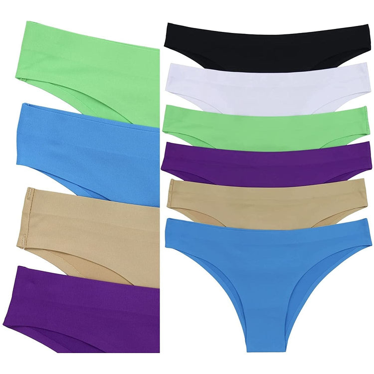 Girl's Pack of 6 Junior Girls No Show No Panty Line Underwear