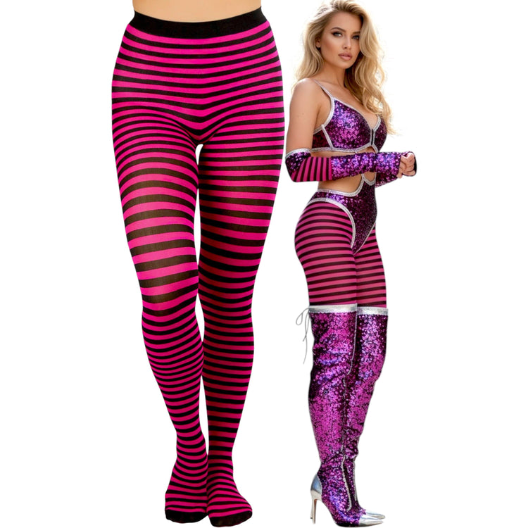 Women's Striped Tights