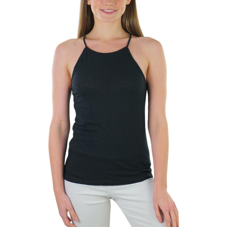 Women's High Round Neck Tank Top