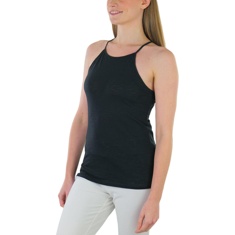 Women's High Round Neck Tank Top
