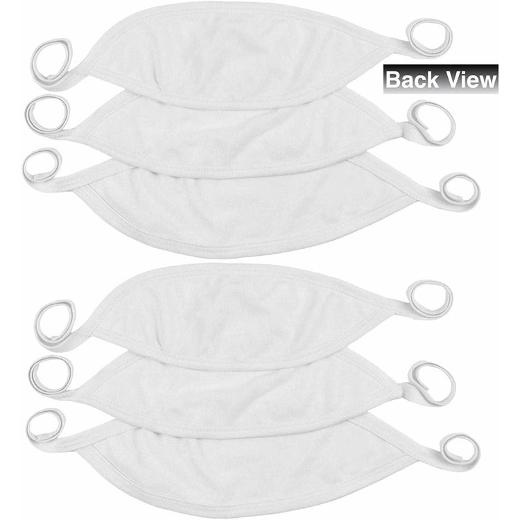 Babies' Pack of 6 Comfortable Newborn Baby Belly Binder Umbilical Cord Band