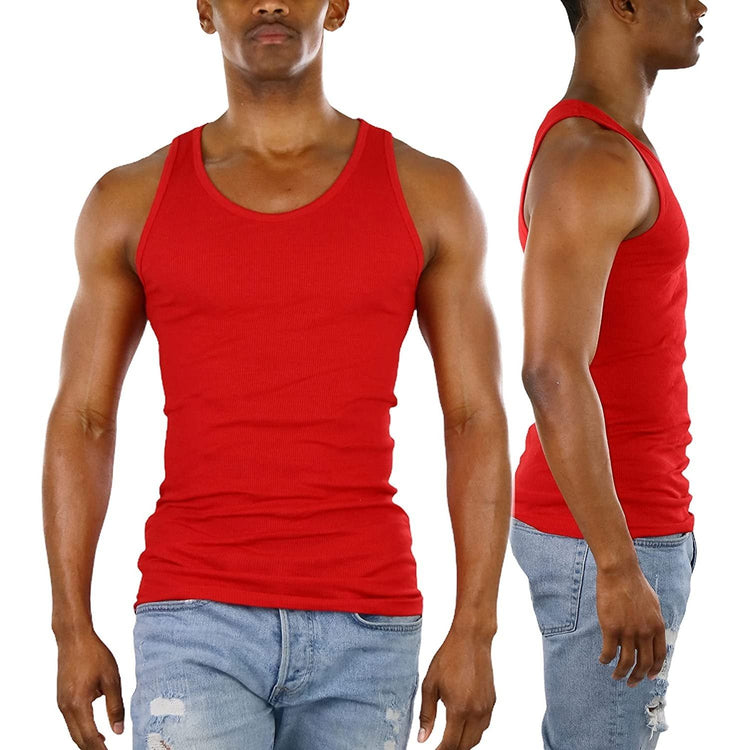 Men's Classic A-Shirt Tank Top Undershirts