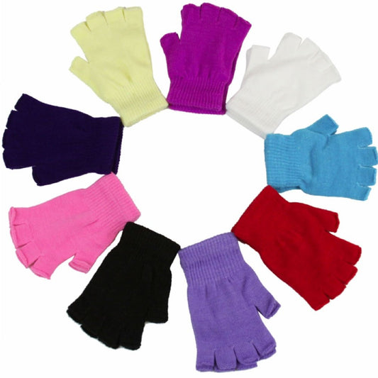 Women's 6 Pairs of Acrylic Stretchy Fuzzy Everyday Winter Gloves