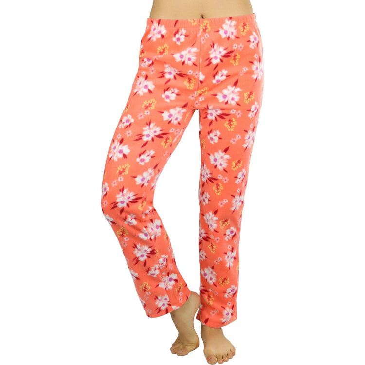 Women's Classic Poly Fabric Ankle Length Pajama Bottoms