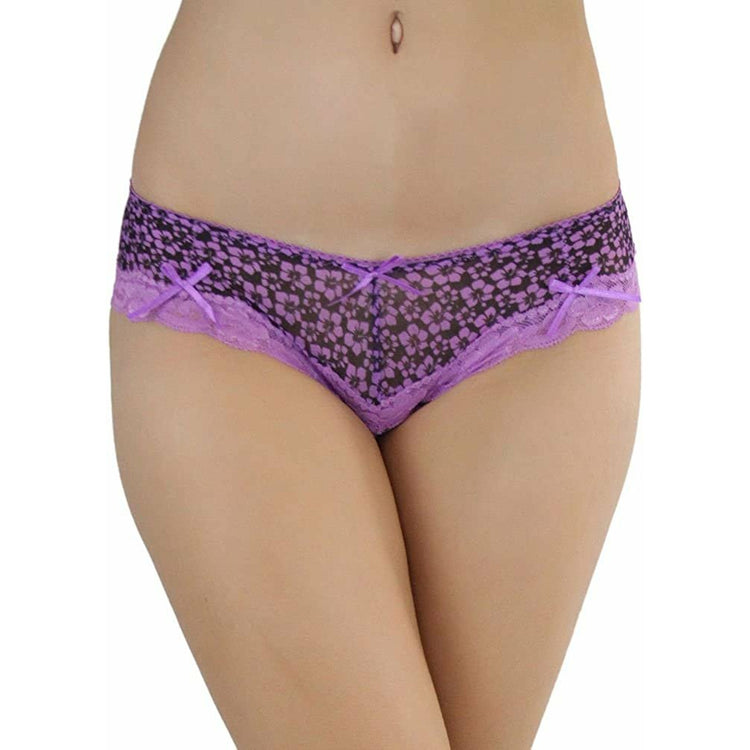 Women's Pack of 6 Lace Accents Hipster & Bikini Panties