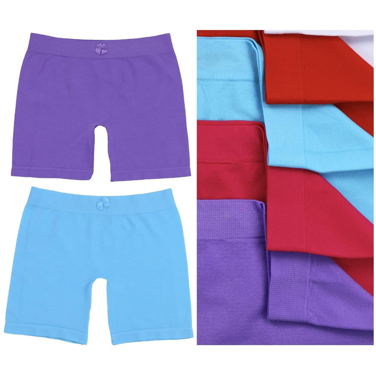 Girls' Pack of 6 Seamless Layering Shorts
