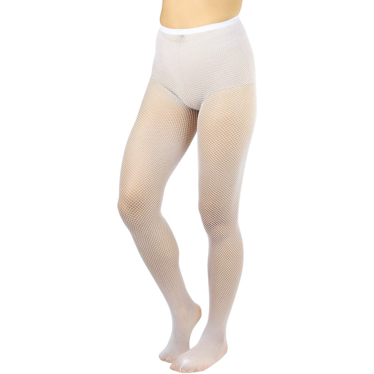 Women's Fishnet Seamless Full Footed Panty Hose Tights Hosiery