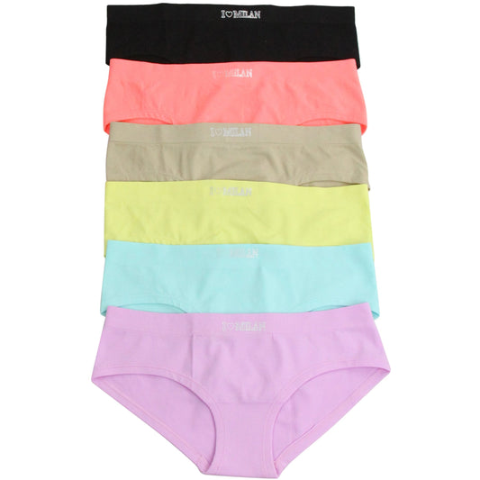 Women's Pack of 6 I Heart Milan Pastel Bikini