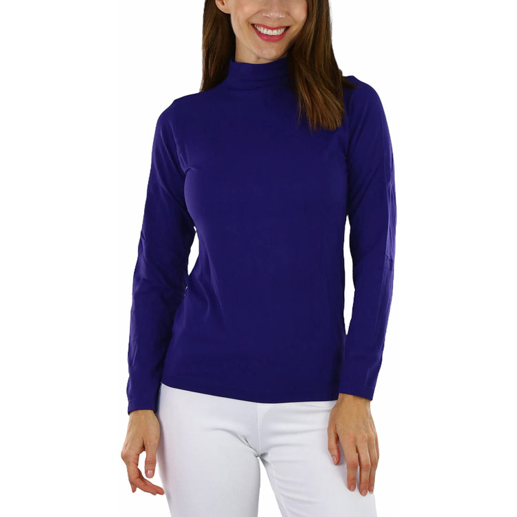 Women's Long Sleeve Turtle Neck Top