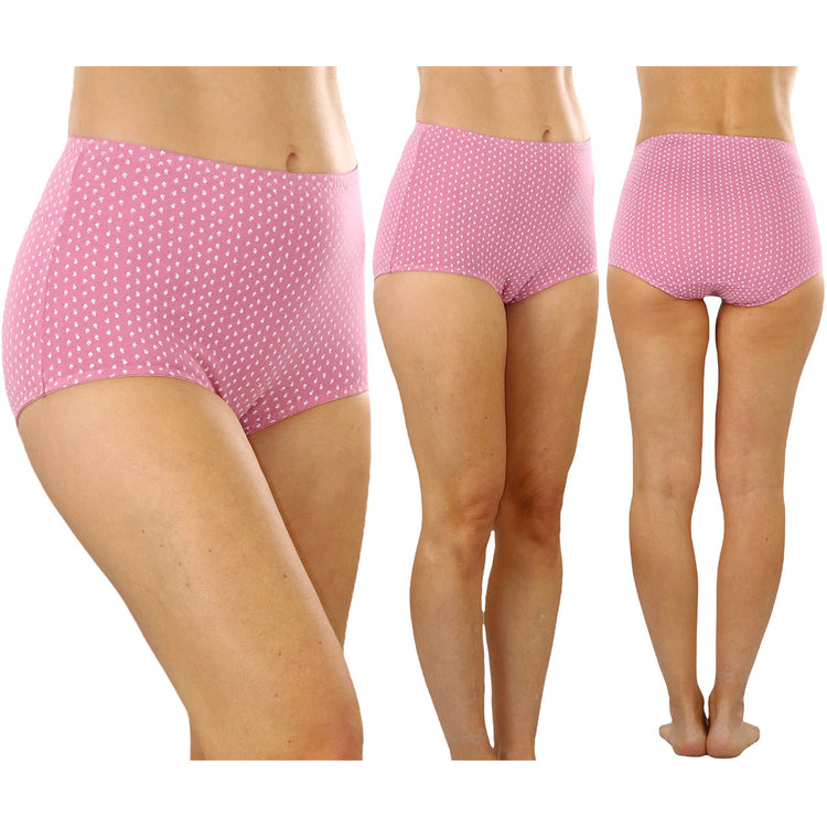 6-Pack: ToBeInStyle Women's Assorted High-Rise Girdle Panties with Fro