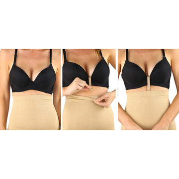 The Shape Guide Black Butt Lifter Bra With Adjustable Hooks