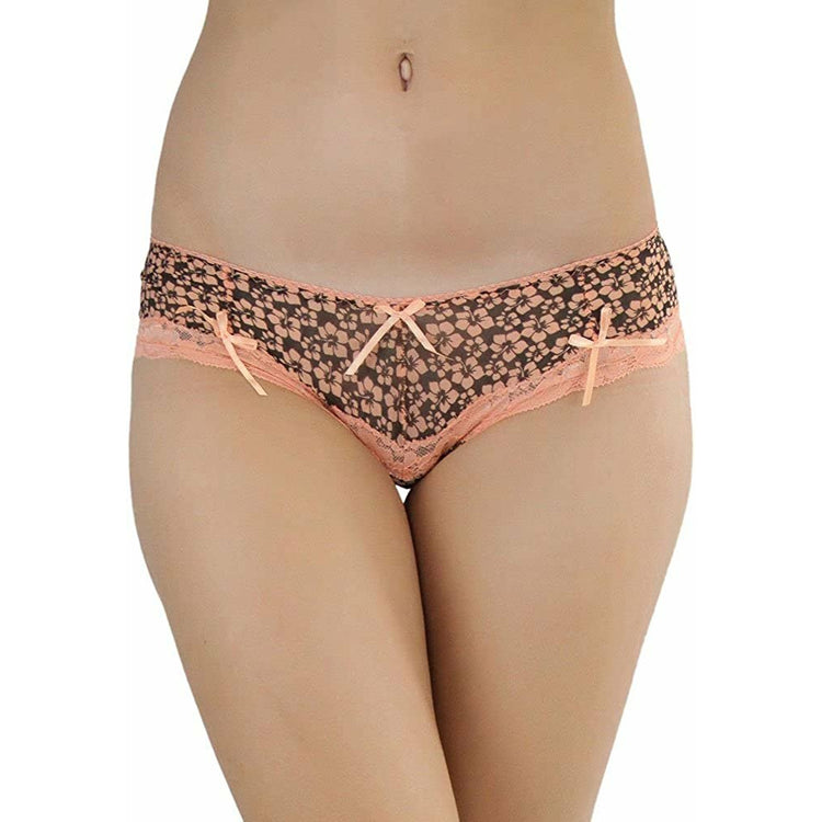 ToBeInStyle Women's Pack of 6 Lace Accents Hipster & Bikini Panties
