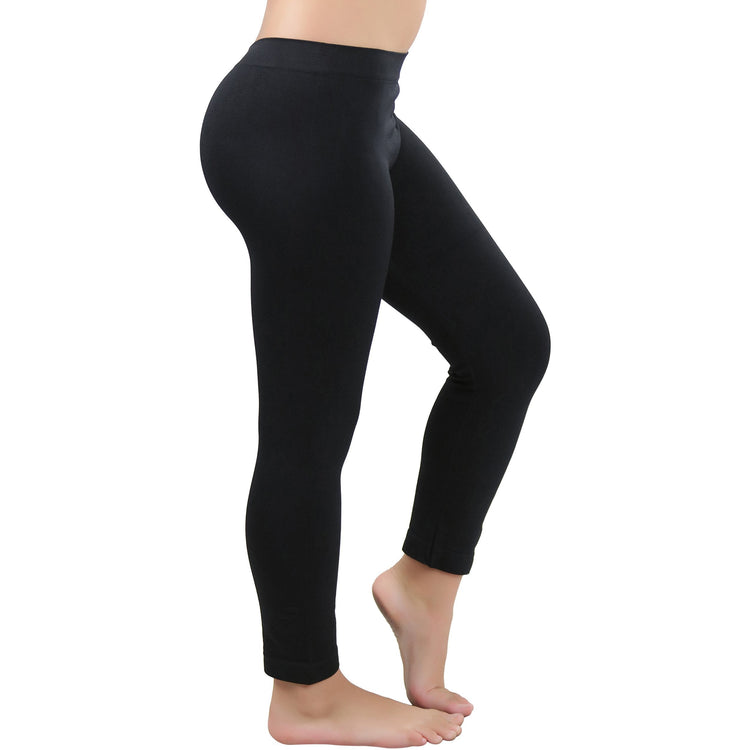 Girls' Nylon-Spandex Blend Full Length Leggings