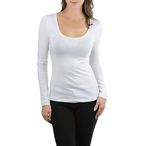 Women's Crisscross-Back Long Sleeve Top