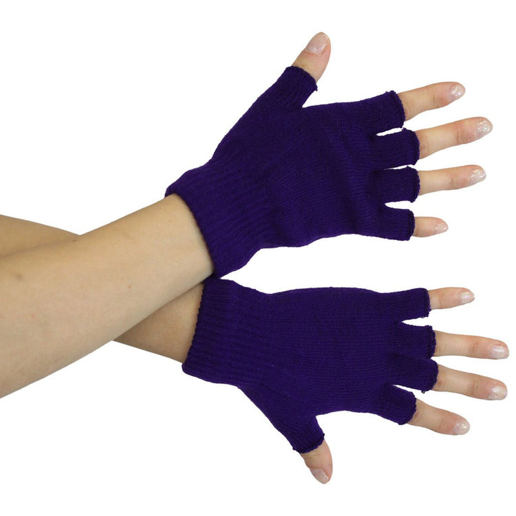 Women's 6 Pairs of Acrylic Stretchy Fuzzy Everyday Winter Gloves