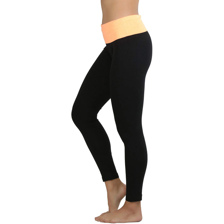 Women's Active Skinny Pants with Fold-Over Waistband