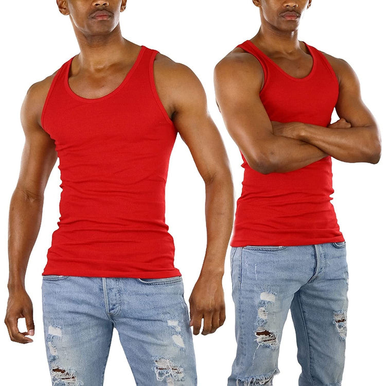 Men's Classic A-Shirt Tank Top Undershirts