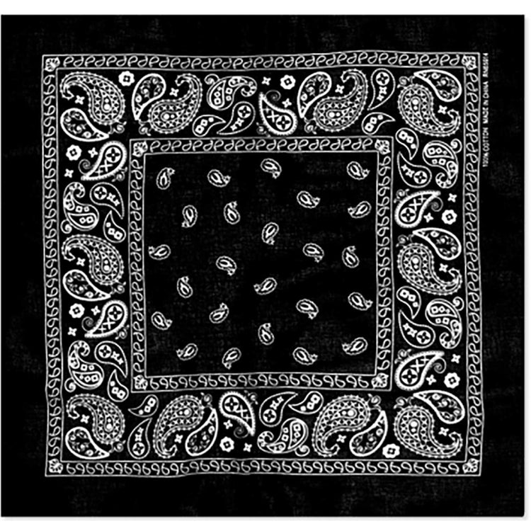 Unisex Pack of 6 Classic Cotton Graphic Bandanas