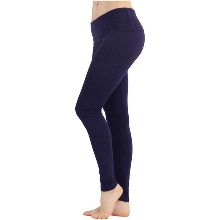 Women's Skinny Fit Foldover Waist Yoga Pants