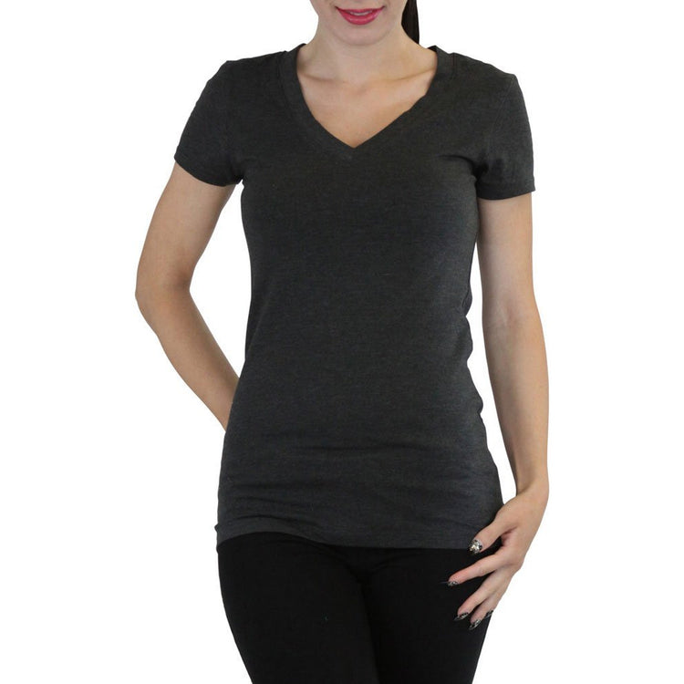 Women’s Beautiful Wardrobe Classic Short Sleeve V-Neck T-Shirt