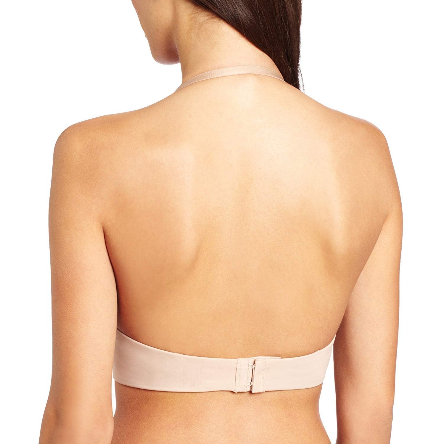 Womens Deep V Plunge Convertible Bra with Clear Straps Low Back Bras for  Low Back Dress