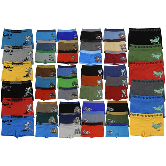 Boys' Pack of 6 Mystery Microfiber Assorted Briefs