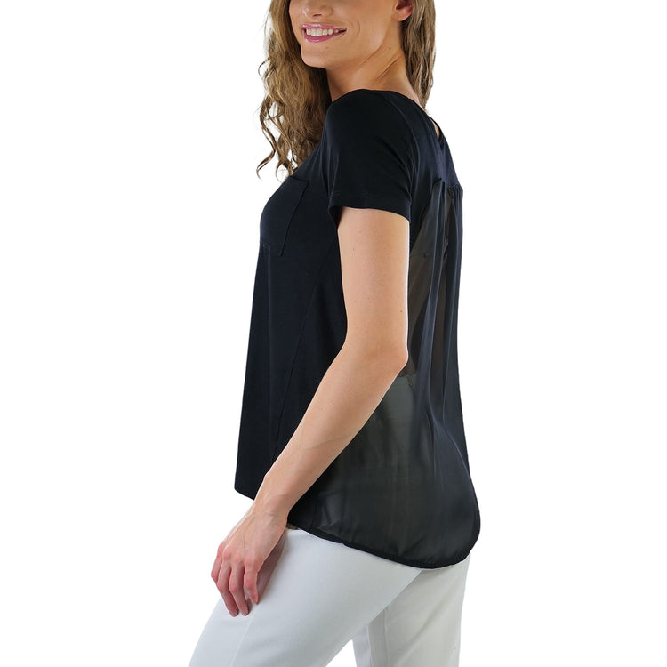 Women's Long Sleeve Round Crew Neck T-Shirt