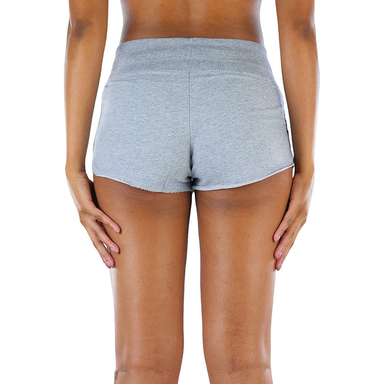 ToBeInStyle Women’s Athletic Chic Drawstring Elastic Waist Yoga Mini Shorts