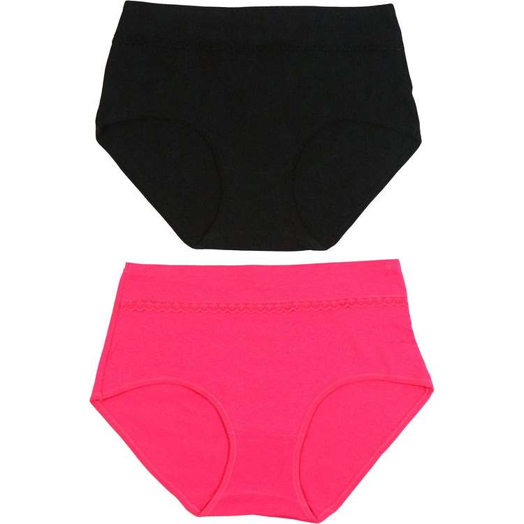 Women's 6 Pack Full Coverage High Waisted Brief Panties
