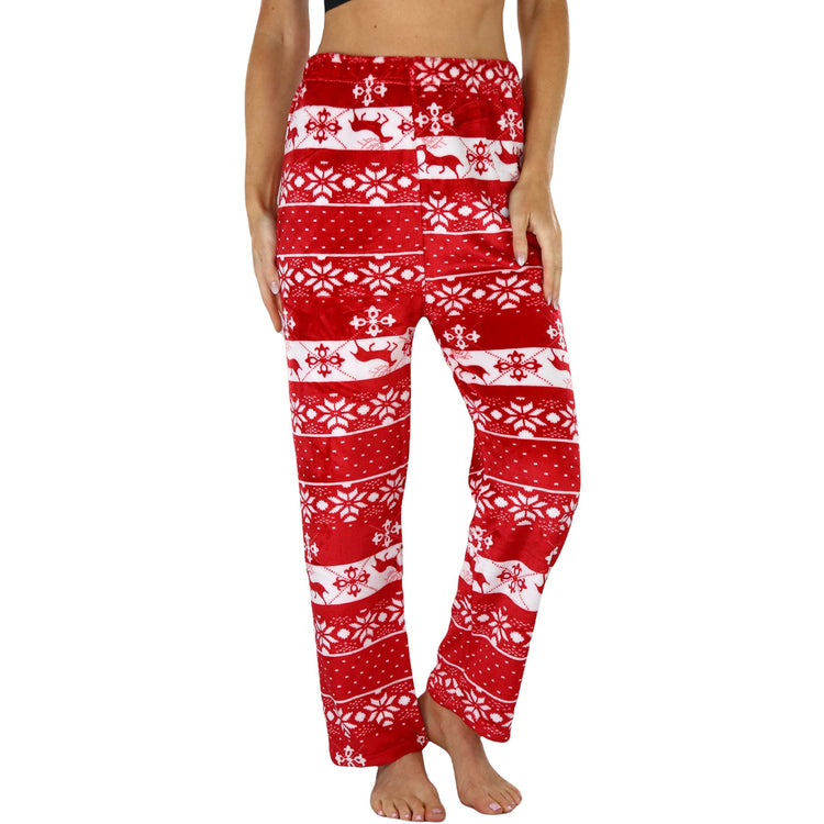 Women's Poly Fabric Ankle Length Pajama Bottoms